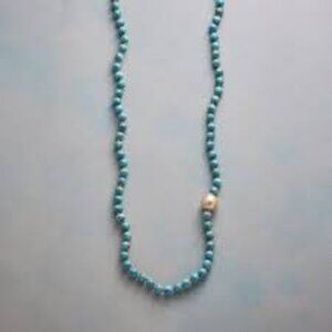 Sundance Horizon Line Necklace Turquoise Pearl